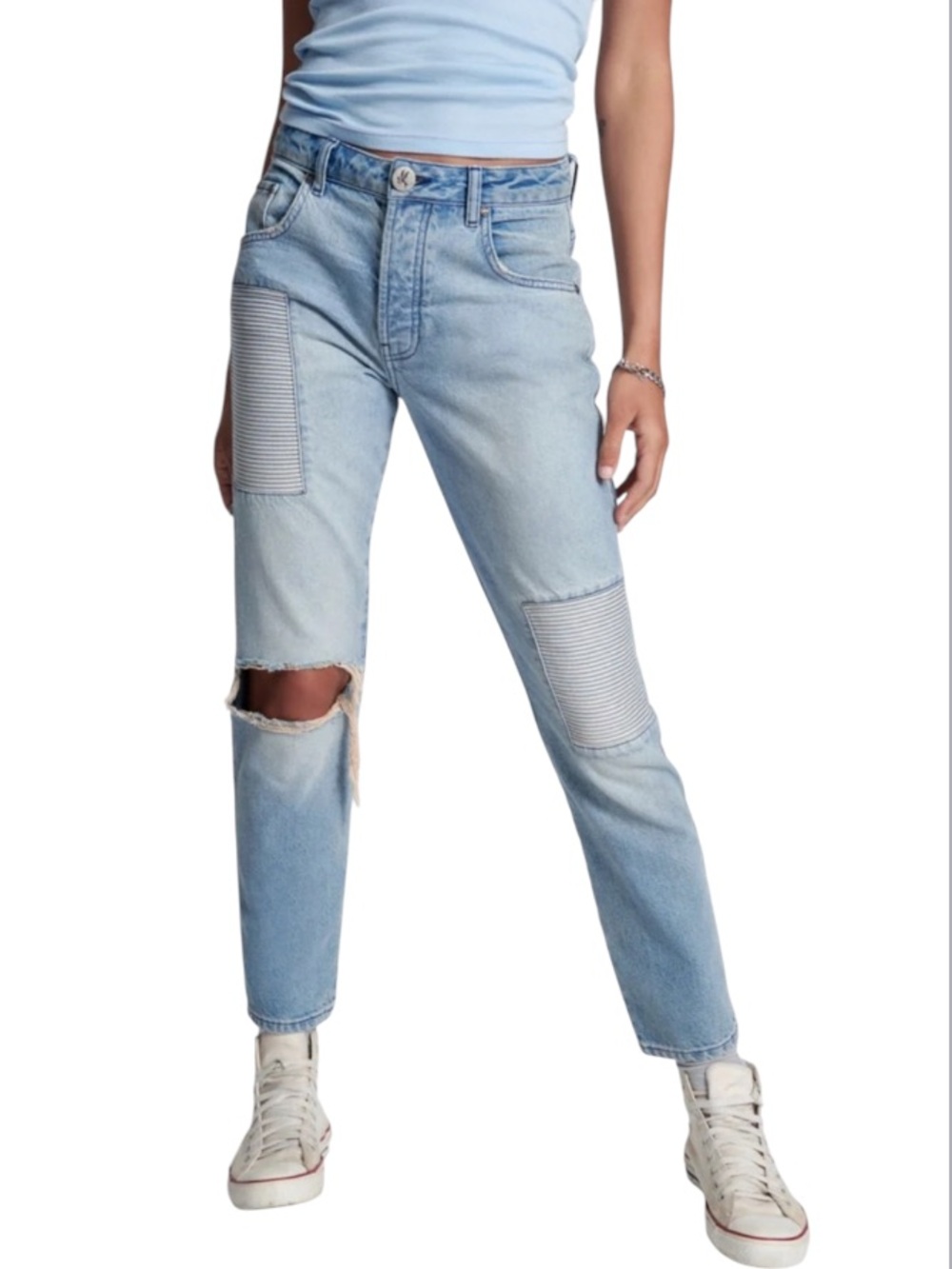 One Teaspoon Truckers Mid Waist Straight Leg Denim Jeans Size 29